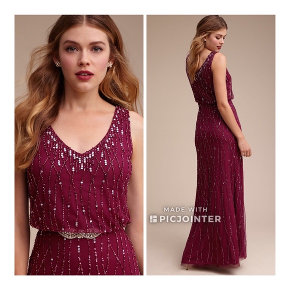 black cherry color dress